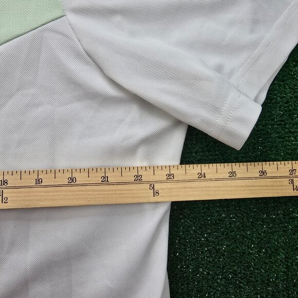 Chuco Golf Polo Shirt Mens XL‎ White Black Golf Performance Athletic Preppy - Picture 5 of 10